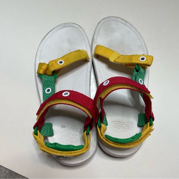 TEVA X ERIC CARLE kids sandals Size 3 Youth - Picture 4 of 6